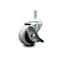 Service Caster 2 Inch Thermoplastic Rubber Wheel 1/2 Inch Threaded Stem Caster with Brake SCC SCC-TS05S210-TPRS-SLB-121315 - alternate 4